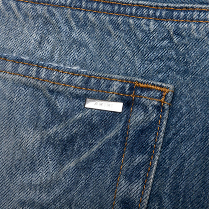 Pleated Denim Straight MX1 Jean - Honeycomb Indigo