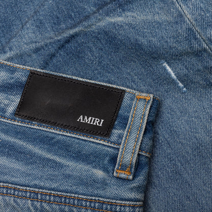 Pleated Denim Straight MX1 Jean - Honeycomb Indigo