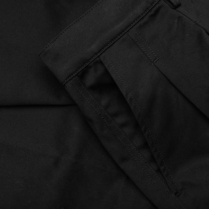 Pleated Wide Cargos - Black