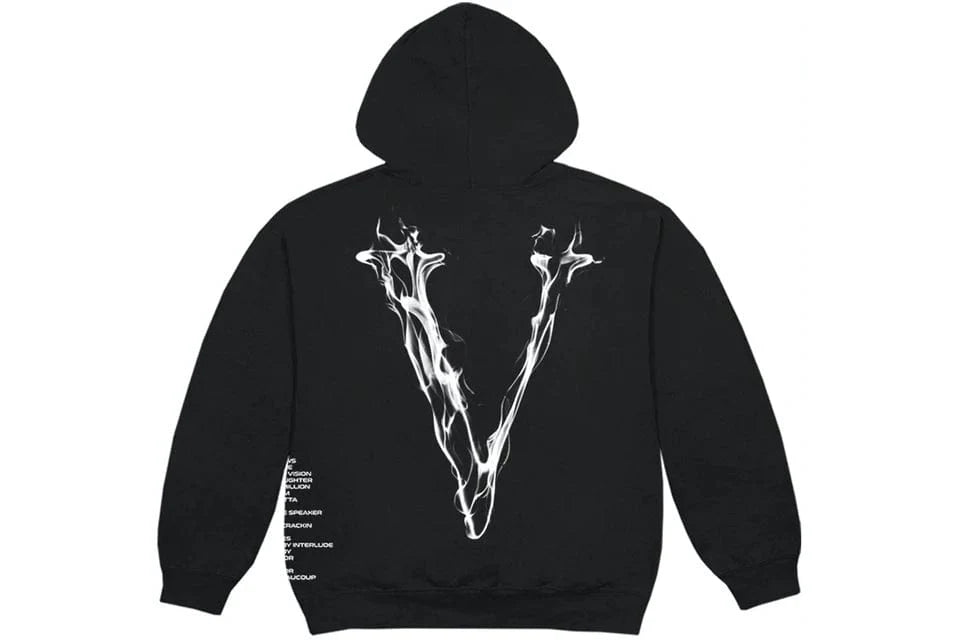 VLONE X POP SMOKE FAITH HOODIE BLACK
