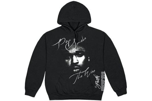 VLONE X POP SMOKE FAITH HOODIE BLACK