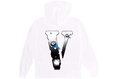 VLONE X POP SMOKE HAWK EM HOODIE WHITE