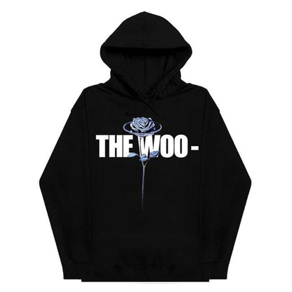 POP SMOKE X VLONE THE WOO HOODIE BLACK