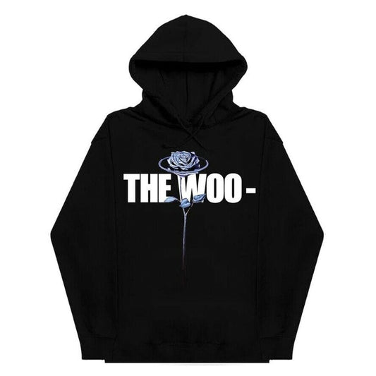 POP SMOKE X VLONE THE WOO HOODIE BLACK