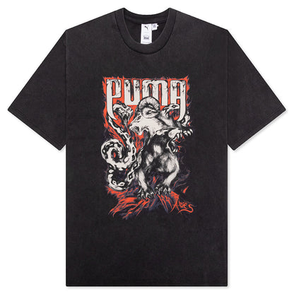 Puma x Aries Graphic Tee - Black
