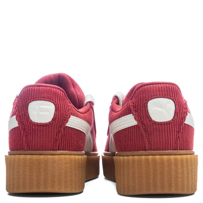 Puma x Fenty Women's Creeper Phatty Corduroy - Club Red/Warm White/Gum