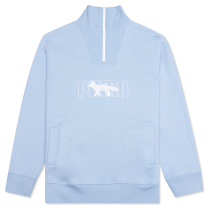 Puma x Maison Kitsune 1/2 Zip Ft Sweater - Blue