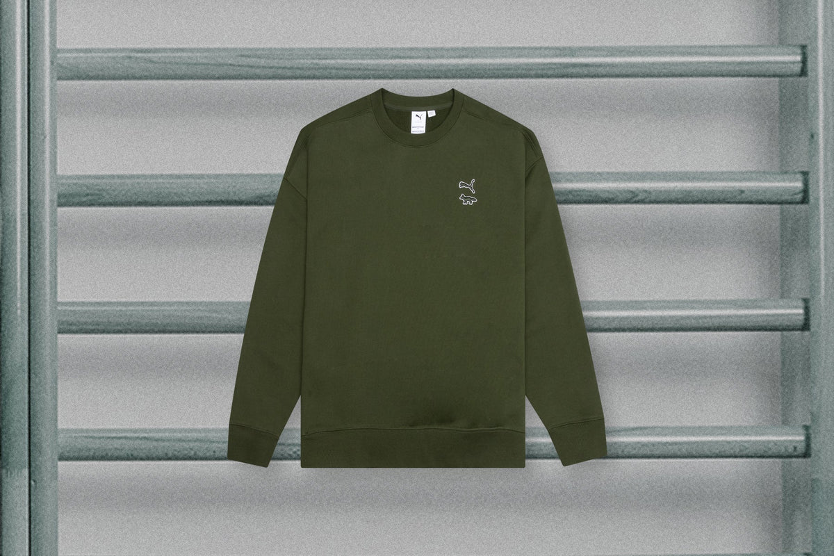 Puma x Maison Kitsune Crewneck - Green