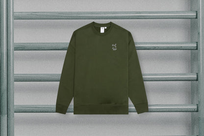 Puma x Maison Kitsune Crewneck - Green