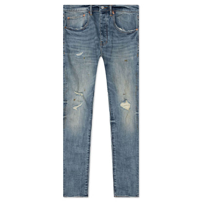 P001 - Worn Light Indigo Blowout