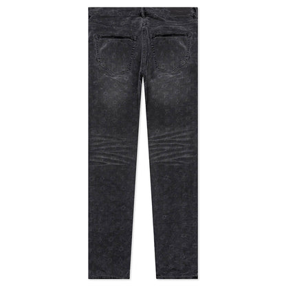 P001 - Black Wash Jacquard Monogram