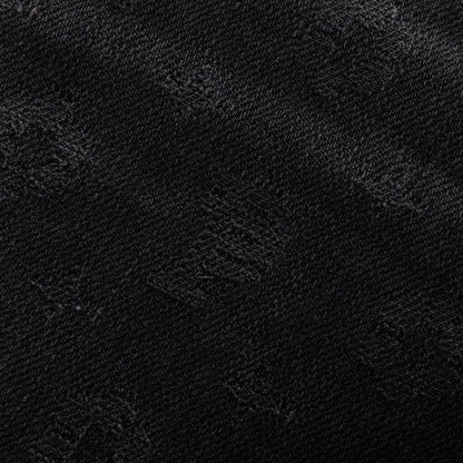 P001 - Black Wash Jacquard Monogram