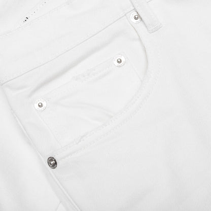 P001 - Optic White Knee Slit