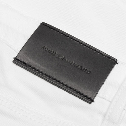 P001 - Optic White Knee Slit