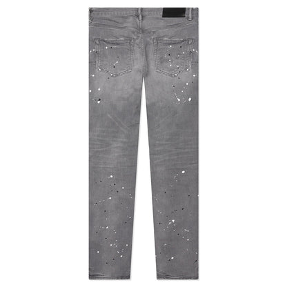 Purple Denim P001 - Worn Grey Paint Blowout
