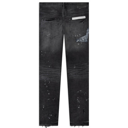 P002 - Bandana Patch Pocket Black