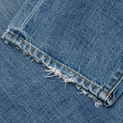 P003 - Indigo Vintage Distress Crop