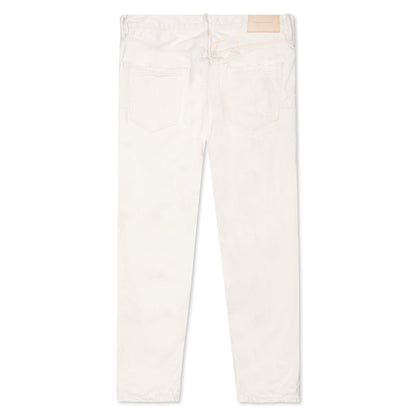 P003 - White Vintage Distress Crop
