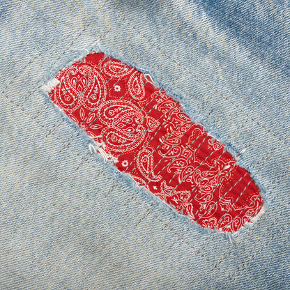 P020 - Bandana Patchwork Indigo
