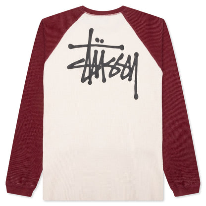 Raglan Thermal 2 Tone - Off White