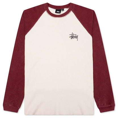 Raglan Thermal 2 Tone - Off White