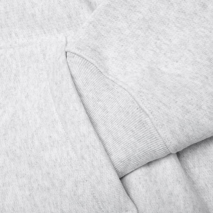 Raglan Zip Hoodie - Ash Heather