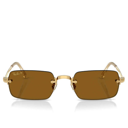 Ray-Ban x A$AP Rocky Rimless Pillow - Arista/Dark Brown Polarized