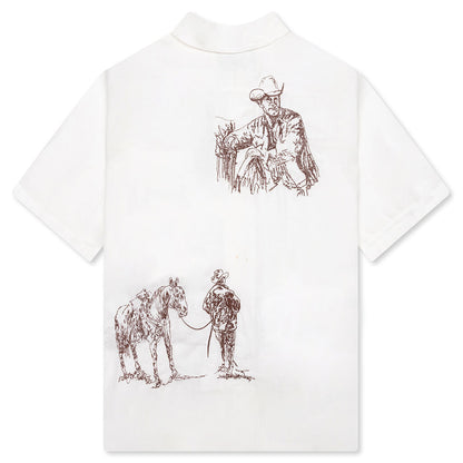 Remember Me Camp Shirt - Ivory