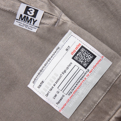 Repair Cargo Trousers - Light Grey