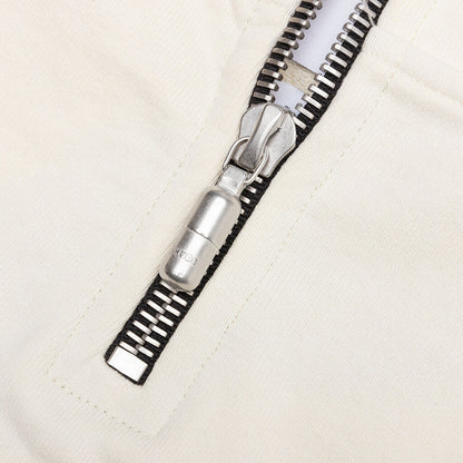 Quarter Zip - Vintage White/Black