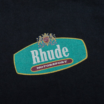 Racing Crest Tee - Vintage Black