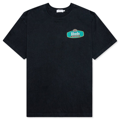 Racing Crest Tee - Vintage Black