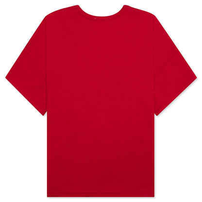 Reverse Tee - Cherry Red