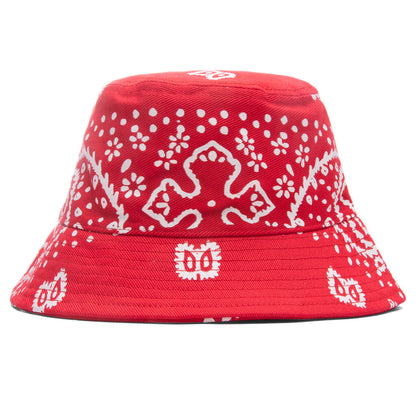 Rhepurposed Bucket Hat - Red