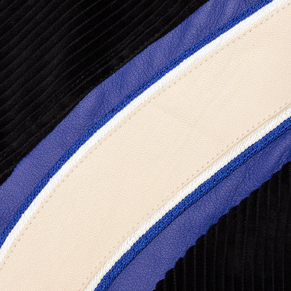 Royal Varsity Jacket - Black/Royal Blue