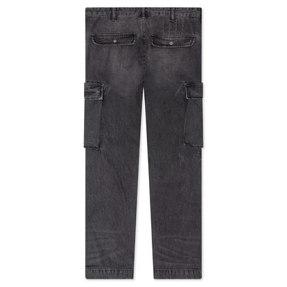 Riot Cargo Pants - Faded Black