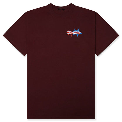 Rocket Pop Tee - Oxblood Red