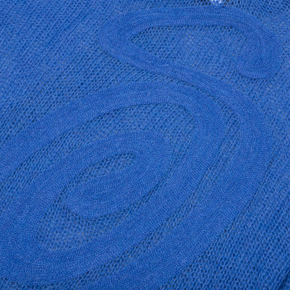 S Loose Knit Sweater - Blue