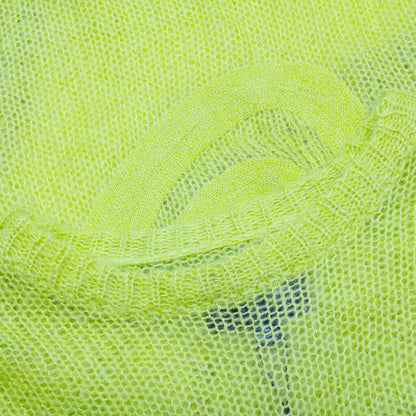 S Loose Knit Sweater - Lime