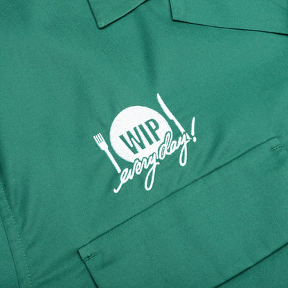S/S Deli Shirt - Rainforest/White