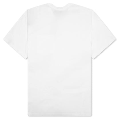 S/S Pocket Heart T-Shirt - White/Red