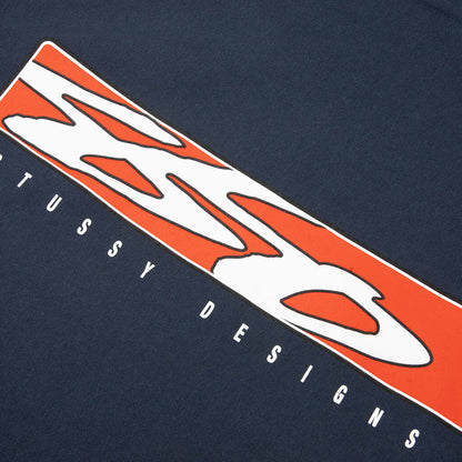 S Box Zip Hoodie - Navy