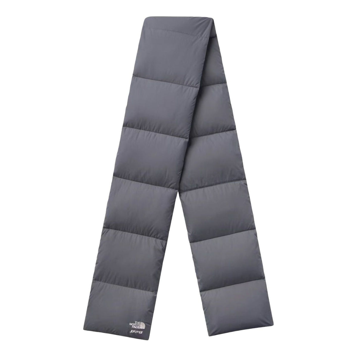The North Face X SKIMS FW25 Nuptse Scarf 'Gunmetal' NF0A8JJFT8L