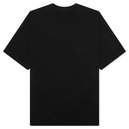 STA Houndstooth College Relaxed Fit Tee - Black