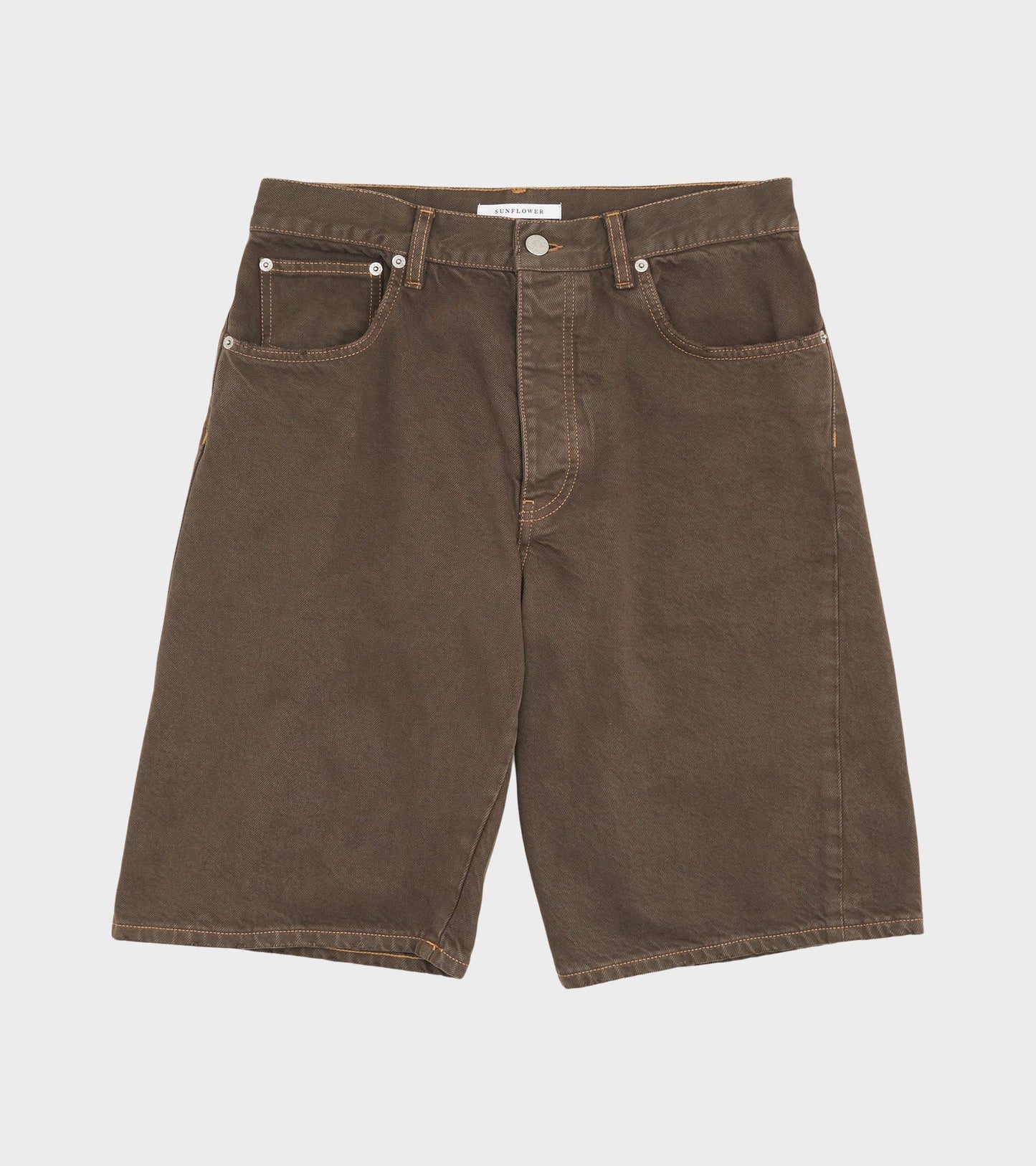 Wide Twist Short Vintage Brown