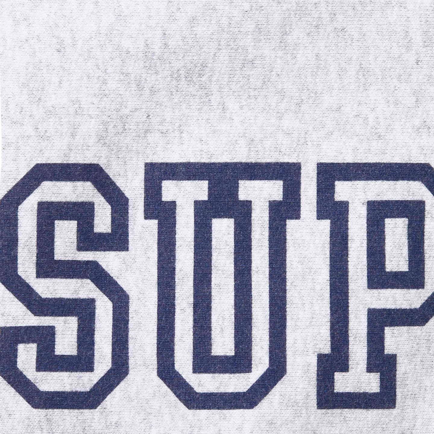 Supreme Grey Logo Hoodie
