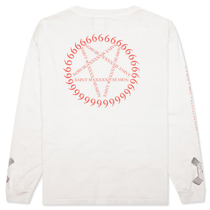 Eyeball L/S Tee - White