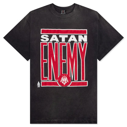 Satan Enemy S/S T-Shirt - Black