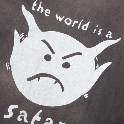 Satan L/S Tee - Black
