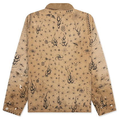 Saint Michael x Dr.Woo Mx6 Detroit Jacket - Beige
